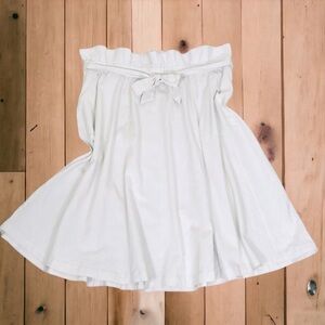 ELOQUII Linen Midi Skirt